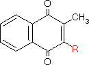 Vitamin K (Phyllochinon) - Strukturformel